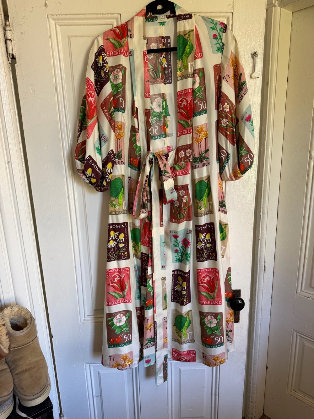 Stunning unique unicorn rare Oroton floral print wrap dress - Picture 2 of 11